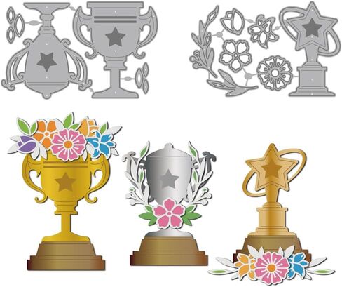 Mayjoydiy Easter Flower Cross Cross Cuts لصنع البطاقات ، قم بقطع أوراق الزيتون القطع المعدنية يموت إطارًا تقاطعًا تقطيع القطع للورق الحرفي ، ورقة عيد الفصح ، زخرفة هدية in Saudi Arabia