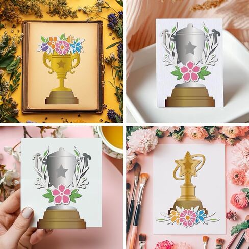 Mayjoydiy Easter Flower Cross Cross Cuts لصنع البطاقات ، قم بقطع أوراق الزيتون القطع المعدنية يموت إطارًا تقاطعًا تقطيع القطع للورق الحرفي ، ورقة عيد الفصح ، زخرفة هدية in Saudi Arabia