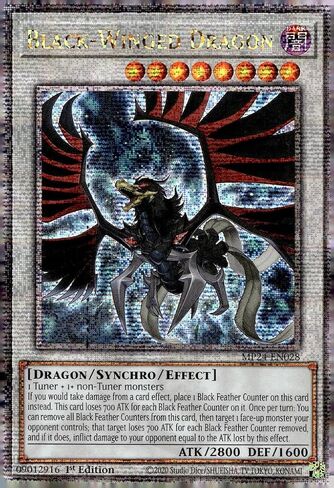 Black-Winged Dragon - MP24-EN028 - Quarter Century Secret Rare - 1st Edition in Saudi Arabia
