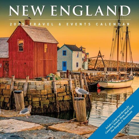 New England 2025 12" x 12" Wall Calendar in Saudi Arabia