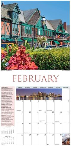 New England 2025 12" x 12" Wall Calendar in Saudi Arabia