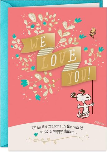 Hallmark Peanuts Card for Grandparents (Snoopy and Woodstock) for Grandparent's Day, Anniversary, Just Because and More in Saudi Arabia