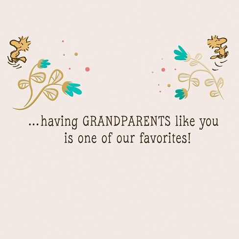 Hallmark Peanuts Card for Grandparents (Snoopy and Woodstock) for Grandparent's Day, Anniversary, Just Because and More in Saudi Arabia