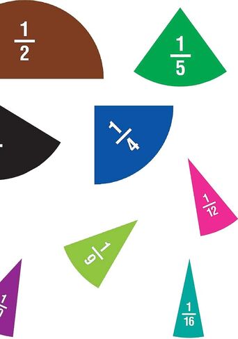 Teacher Created Resources Fraction Circles Magnetic Accents (77244) in Saudi Arabia