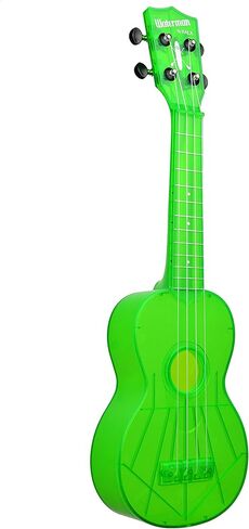 Kala Brand Music Co., 4-String Ukulele, Fluorescent Green, Soprano (KA-SWF-GN) in Saudi Arabia