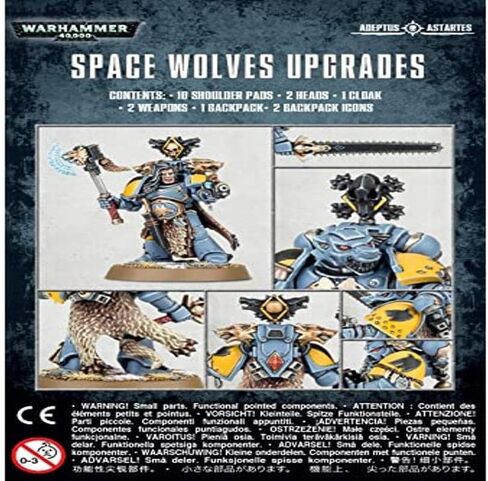 Games Workshop Warhammer 40k - Space Wolves Primaris Upgrades in Saudi Arabia