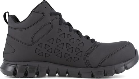 Reebok Men's Rb4060 Sublite Cushion Work Safety Athletic Mid Cut Composite Toe Shoe Black and Gray Construction in Saudi Arabia