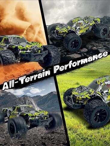 HAVT RC 1/14 Brushless Remote Control Cars for Beginners Fast 45+mph,RC Trucks 4X4 Offroad,Remote Control car for Adults,Black,3S Battery Update Acceptable in Saudi Arabia