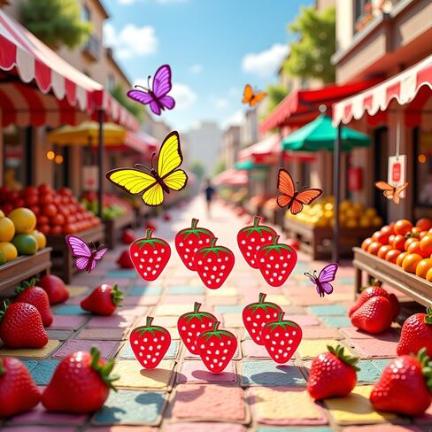 10 PCS حمراء حمراء حمراء الفراولة على البقع ، الفراولة تزين الفراولة الحديد المطرزة على بقع بقع مزخرفة الفاكهة خياطة على القمصان والجينز والسترات والملابس والإكسسوارات in Saudi Arabia