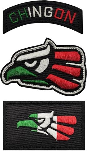 مكسيكو نسر التصحيح ، الحديد العلم المكسيكي على التصحيح ، خطاف التصحيح المعنوي العسكري التكتيكي وحقيبة الظهر (2PCS-D) in Kuwait