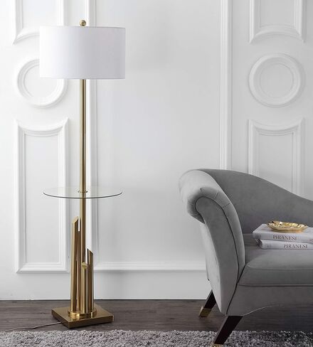 مجموعة Safavieh Lighting Ambrosio 61 "النحاس والمصباح الجانبي الجانبي in Saudi Arabia