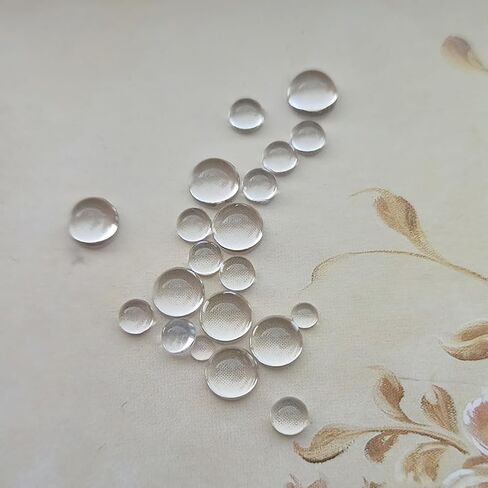700 Pcs Half Round Waterdrop Resin Beads Dewdrop Water Droplets Embellishments Simulation Dewdrop Stones for Scrapbooking DIY Crafts AB Color in Saudi Arabia