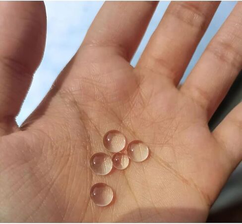 700 Pcs Half Round Waterdrop Resin Beads Dewdrop Water Droplets Embellishments Simulation Dewdrop Stones for Scrapbooking DIY Crafts AB Color in Saudi Arabia