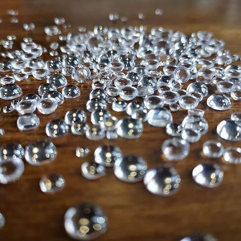 700 Pcs Half Round Waterdrop Resin Beads Dewdrop Water Droplets Embellishments Simulation Dewdrop Stones for Scrapbooking DIY Crafts AB Color in Saudi Arabia