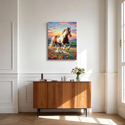 TINDAY Paint by Numbers Kit for Adults Beginner Paint by Number for Adult Gnome Painting by Number for Adults Painting Kits for Adult Christmas Canvas Art Home Decor Santa Claus Wall Art 16x20 in in Kuwait