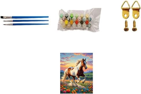 TINDAY Paint by Numbers Kit for Adults Beginner Paint by Number for Adult Gnome Painting by Number for Adults Painting Kits for Adult Christmas Canvas Art Home Decor Santa Claus Wall Art 16x20 in in Kuwait