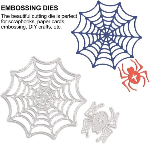 Ciieeo Halloween Spider Web Metal Cutting Dies for Card Making, Scrapbooking, DIY Etched Craft in Saudi Arabia