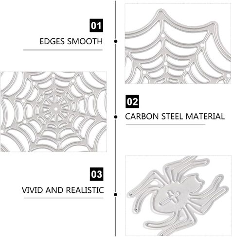 Ciieeo Halloween Spider Web Metal Cutting Dies for Card Making, Scrapbooking, DIY Etched Craft in Saudi Arabia