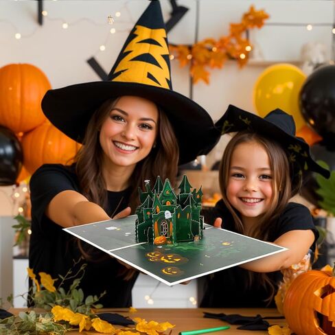 بطاقات الهالوين الخفيفة والموسيقى ، بطاقة هالوين هالوين ، اليقطين ، الشبح ، الهيكل العظمي ، للأطفال ، العائلة ، الأصدقاء. in Kuwait