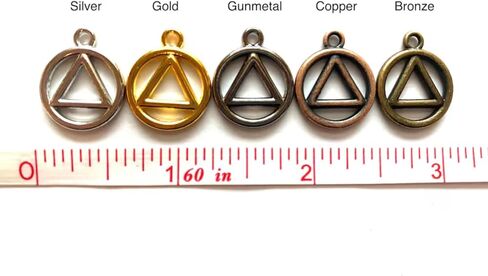 سحر AA الاسترداد (مجموعة من 25) - معلقات AA Beads مجهولة الكحول - تعزيز المجوهر in Saudi Arabia