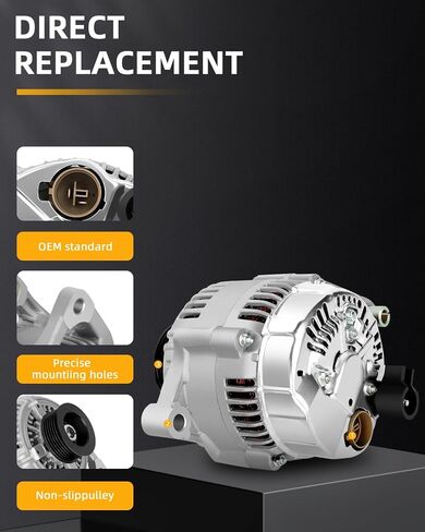 OCPTY Alternator Replace 11231 Fit for Chrysler 200 Series 2011-2013 For Chrysler Sebring For Dodge Avenger For Dodge Caliber Compass Patriot 2007-2017 2.0L 2.4L Automotive Replacement Alternators in Saudi Arabia