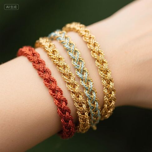 11-Piece Cross Stitch Thread, Friendship Bracelet Kit, Bracelet String, Embroidery Floss, Metallic Yarn, Shiny Effect Embroidery Floss, Silk Thread for Hand Decoration and Hand Knitting Crafts in Saudi Arabia