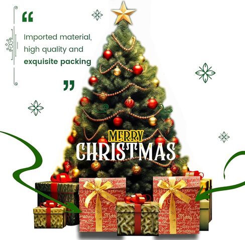 LNV DIY Felt Christmas Tree Set with 32pcs Christmas Ornamentsfor Kids Xmas Decorations,Kids Xmas Gifts, New Year Door Wall Hanging Christmas Decorations Christmas Tree with LED Lights in Saudi Arabia