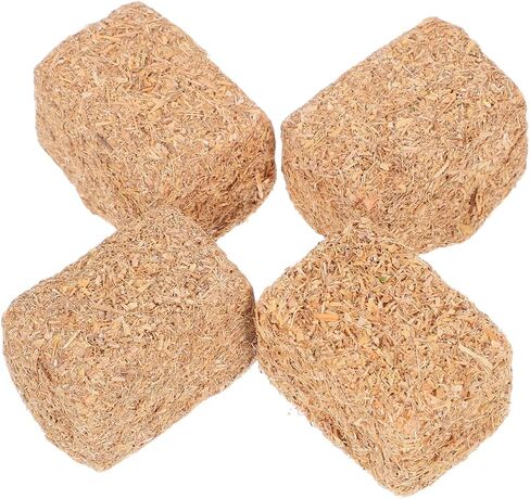 Besportble Mini Hay Bales: 4pcs Miniature Hay Bales Mini Fake Haystack for Dollhouse Farm Garden Decoration ، DIY Autumn Craft in Saudi Arabia