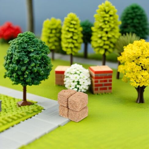 Besportble Mini Hay Bales: 4pcs Miniature Hay Bales Mini Fake Haystack for Dollhouse Farm Garden Decoration ، DIY Autumn Craft in Saudi Arabia