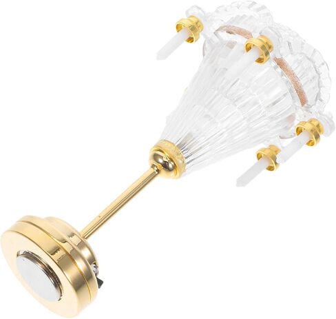 Toyvian Miniature Dollhouse Chandelier Hanging Lamp,Dollhouse Lights Led Lamp,Led Candle Light1 12 Scale Living Room Accessories in Saudi Arabia