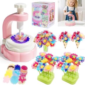 BEFANTST DIY Fabric Flower Craft Kit ، الفنون والحرف للأطفال 4-6 ، لا غراء مطلوب تعليمية إبداعية إبداعية مصنوعة يدويًا ألعاب مجموعة أدوات الأزهار للبنات هدية عيد الميلاد هدية عيد الميلاد in Kuwait