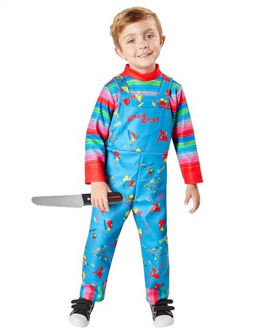 Rubies Toddler Child's Play 2 Chucky Toddler Costume Jumpsuit and Prop in Saudi Arabia