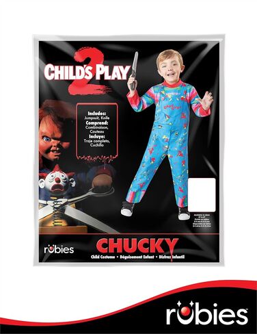 Rubies Toddler Child's Play 2 Chucky Toddler Costume Jumpsuit and Prop in Saudi Arabia