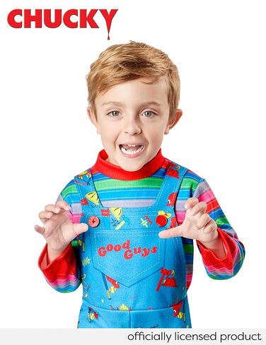 Rubies Toddler Child's Play 2 Chucky Toddler Costume Jumpsuit and Prop in Saudi Arabia