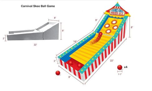 Fun Express Carnival Ball Roller Game - Multicolor in Saudi Arabia