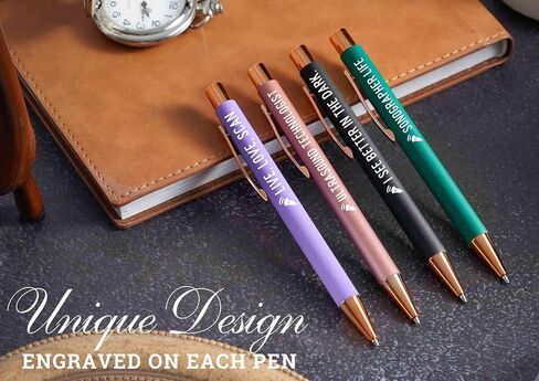 InnoBeta Sonographer Gifts for Women, Sonography Ultrasound Tech Radiology Gifts, Ballpoint Pen Set of 4, Perfect for Birthday & Christmas in Saudi Arabia