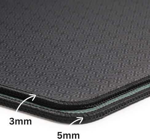 5mm Game Game Mat 36 × 48 بوصة ، Mahjong Mat for Table مع حقيبة حمل ، Neoprene Playmat ، غطاء طاولة لألعاب الطاولة ، البلاط ، البوكر ، آر بي جي والدومينو - الأزرق in Kuwait