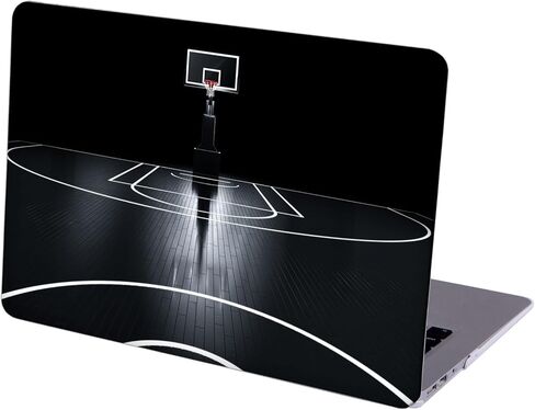 MINGDAO Compatible with MacBook Pro 13 inch, Hard Protective Shell with Keyboard Cover (M1 A2338 A2289 A2251 A2159 A1989 A1706 A1708, 2016-2020 Release) - Basketball Illustration - MC8635 in Saudi Arabia