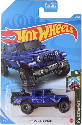 Hot Wheels '20 Jeeps Gladiator ، [Blue] 117/250 GetAways 5/5 in Kuwait