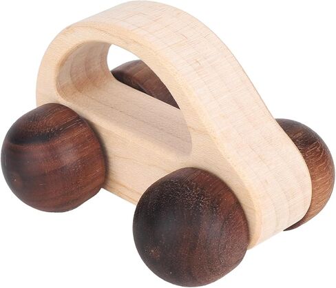 Boxob Wooden Toys Cars ، Queticletoy for Fine Motor Skill Development Wood Baby Push Race Car للأطفال الصغار طفل Baby Boy Girl Decore Decory Decory (Color 2) in Saudi Arabia