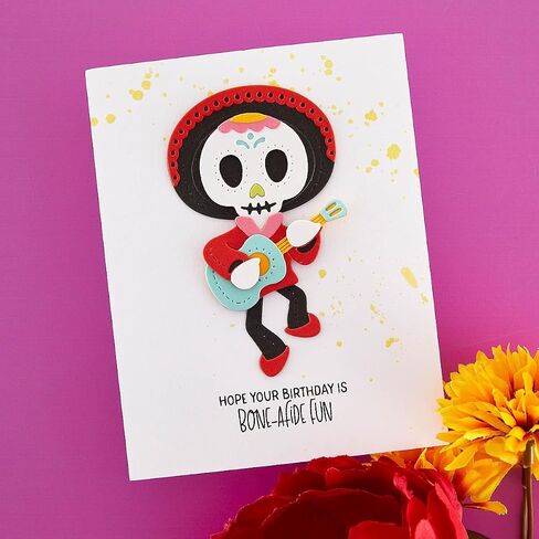 Spellbinders S4-1308 Dancin' Day of The Dead Boy Etched Dies from The Dancin' Halloween Collection in Saudi Arabia