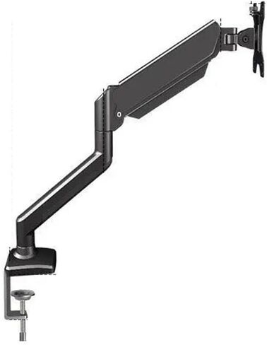 17-35 inch Computer Monitor Stand with Pneumatic Rotary Lift arm for Suspended Screen and Desktop Base(Black Model Double) in Saudi Arabia