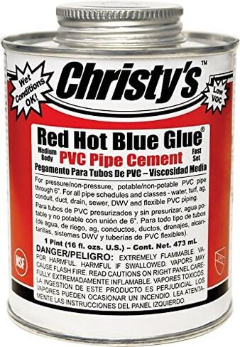 Christys RH-RHBV-PT 16 Oz Red Hot Blue Glue Low VOC in Saudi Arabia