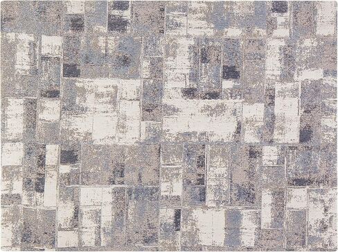 ANJI Mountain Rug'd Office Chair Mat for Carpet & Hardwood Floor - Jacquard منسوج أعلى ، دعم مضاد للانزلاق ، كومة منخفضة ، حصيرة كرسي مكتب حامي الأرضية ، سجاد المكتب للكراسي المتداول (36 × 48) in Kuwait