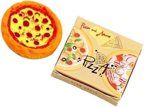 مجموعة مربع البيتزا المصغرة ، 1:12 Dollhouse Food Model Set Set Doll House Furniture Furants ، Dollhouse DIY ، الدعائم الأثاث الدمية ، الزخارف in Kuwait
