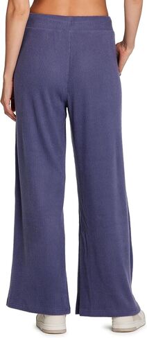 RBX Active Women's Lounge Pant, Relaxed Wide Leg Ribbed Flare Pant with Pockets in Saudi Arabia