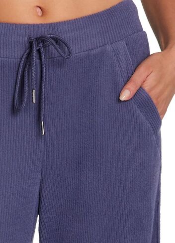 RBX Active Women's Lounge Pant, Relaxed Wide Leg Ribbed Flare Pant with Pockets in Saudi Arabia