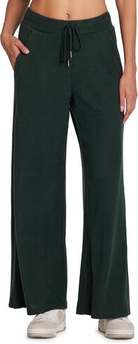 RBX Active Women's Lounge Pant, Relaxed Wide Leg Ribbed Flare Pant with Pockets in Saudi Arabia