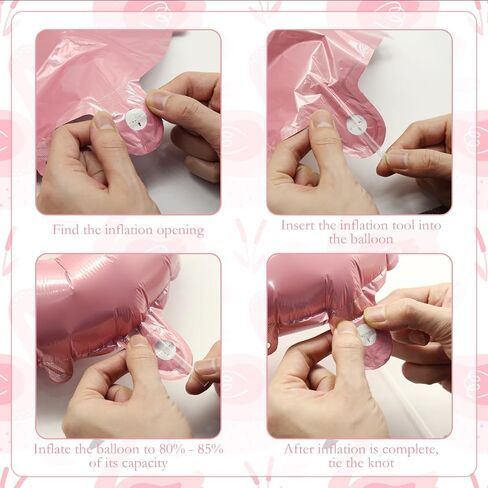 Girl Pink Goose Balloon Banner ، مثيرة للاهتمام زخارف عيد ميلاد أوزة واحدة ، مليئة بقلب البالون الوردي البالون ، يمكن استخدامها في الداخل والخارجية in Saudi Arabia