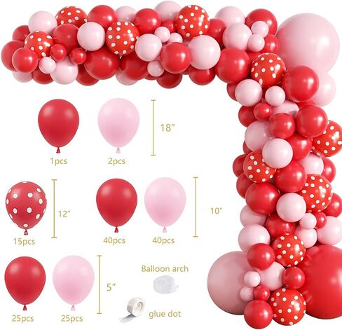Berry Baby Girl 1st Birthday Decor, Strawberry First Birthday Decorations for Girls with Balloon Arch, Highchair Banner, Party Backdrop, High Chair Banner, Crown, Photo Banners, Cake Topper in Saudi Arabia